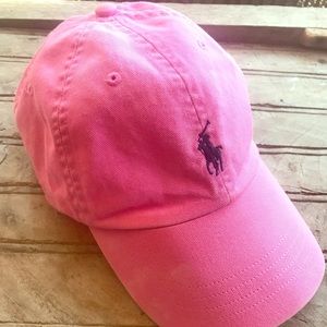 Pink Polo Adjustable Cap